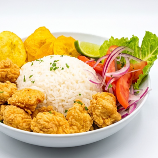 Fried Fish bowl / Cazuelita de Chicharrón de Pescado