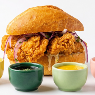 Sanduche de Pescado / Fried Fish Sandwich