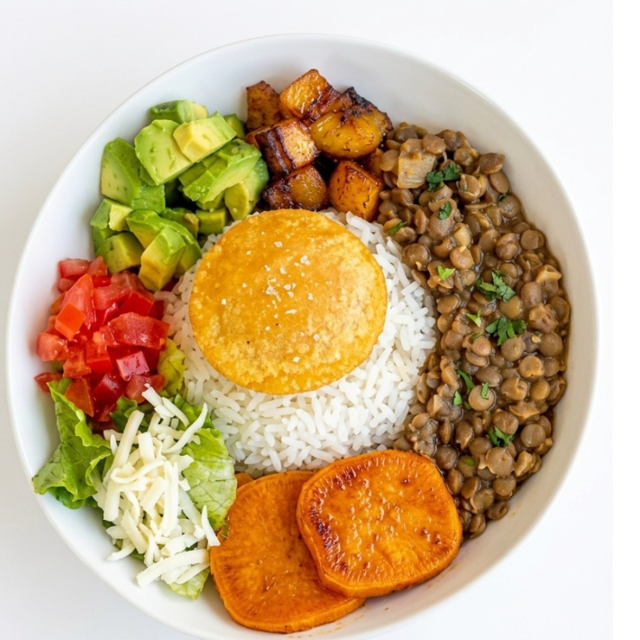 Vegetarian bowl / Cazuelita Vegetariana.