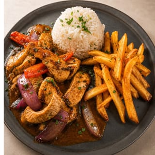 Lomo Saltado De Pollo